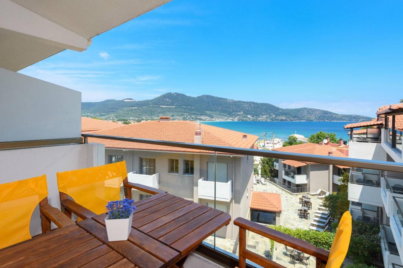 Zoe'S Sea View Apartment Skala Potamia  Esterno foto