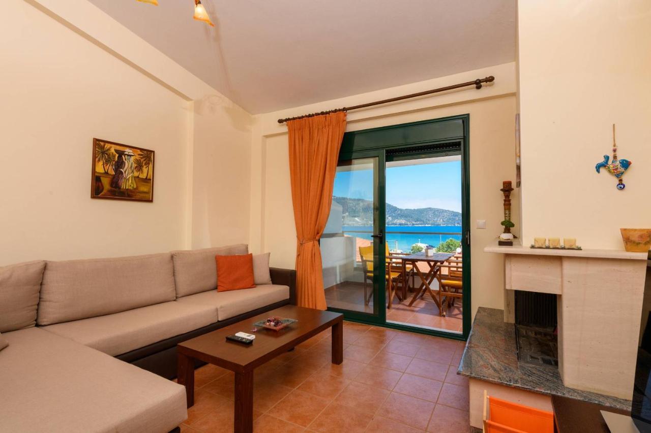 Zoe'S Sea View Apartment Skala Potamia  Esterno foto