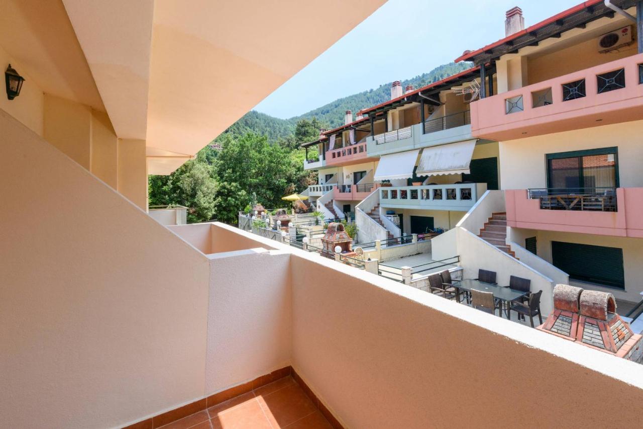 Zoe'S Sea View Apartment Skala Potamia  Esterno foto