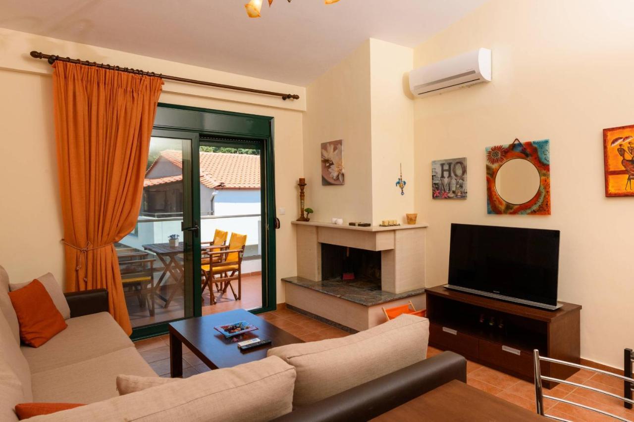 Zoe'S Sea View Apartment Skala Potamia  Esterno foto